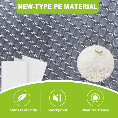 Clear Bubble Pouch Wrap 6x8 Inch Bags with double walled cushioning and PE material features for protection, 50 count.