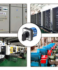 4 Position 8 Terminal Universal Rotary Cam Changeover Switch SYW28-20 Latching 550V 20A in control panel environments