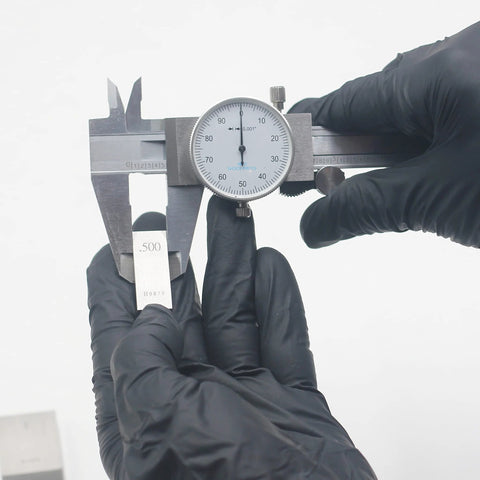 0 To 6 Inch Imperial Dial Calipers With Four Way Measurements, 0.001 Inch Precision, Shock Proof Stainless Steel Caliper in use