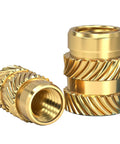 M6 Brass Knurled Threaded Insertion Nuts For Plastic Molding And 3D Printing Heat Set Embedded Nuts Must Have Kit Pro Grade Includes 18 Sizes