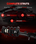 Bolt On Front Pair Struts Quick Struts Assembly For Dodge Journey 2009 2017 AWD FWD with performance car and features