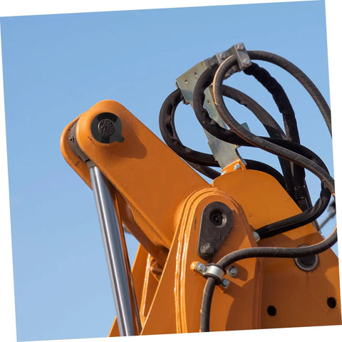 Two Piece Digger Arm Shim Kit With Durable Rubber Washers For Excavator Vibration Reduction And Fast Install Heavy Duty Shim Parts For Construction Equipment And Vehicles on excavator arm