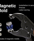 Snap Fastener Setter Tool Kit With Ten Sets And Fifty Snaps One Hand Punch Die Included All In One Repair Kit for fabrics