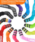 Keyless 5 Digit Bike Lock For Bikes Motorcycles Scooters And Gates With High Security Combination Dial Colorful Display