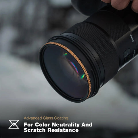 Circular Polarizer Filter 82mm With Pro Grade CinemaSeries Glass Anti Reflective Coating And Ultra Durable Aluminum Frame on camera