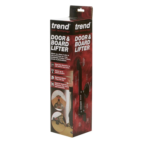 Packaging for Swivel Type Door And Board Lifter With Hands Free Foot Operated Lift For Doors Panels And Plasterboard Pro Grade