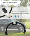 VCM Muzzler Harness Disable Kit For Honda 3.5L V6 With VCM Easy Install Plug And Play Replacement For Acura shown with connectors