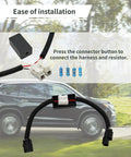 Plug N Play Engine Tune Up Harness For Honda 3 Point 5 L V6, installation kit with connectors and resistors.