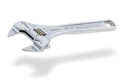 Six Inches Extra Slim Jaw Adjustable Wrench Engineered For Tight Shuts With Snag Free Clearance And Laser Engraved Scales Pro Shop Heavy Duty Tool Built To Handle Tricky Tasks Like A Champ