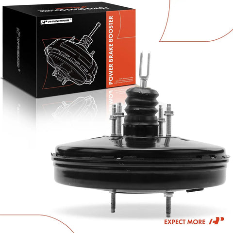 Heavy Duty Vacuum Brake Booster Fits Ford Edge 2007 To 2010 And Lincoln Mkd 2007 To 2010 And Mazda CX9, black steel design