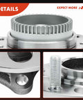 Close-up of a Road Ready Rear Wheel Bearing And Hub Assembly With ABS Ring for Hyundai Elantra, Elantra Coupe, Elantra GT, Veloster, Forte, Forte Koup, Forte5 5 Lug 2011 To 2018 FWD Only, showing detailed components.