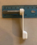 Sliding Patio Door Latch Lever For Milgard Almond Thumb Turn Replacement, C1275 P Compatible, Almond Aluminum Finish