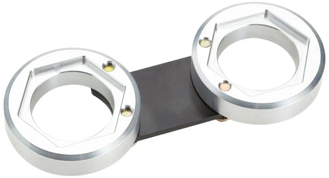 Camshaft Alignment Tool Locking Bar For Subaru 2.5 DOHC Non Turbo Boxer Engine, aluminum design with dual hex openings.