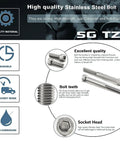 High quality Stainless Steel bolts with socket heads, durable design for heavy work, part of Twenty Pack Of Three Eighth Inch By One Inch Socket Head Cap Screws And Rock Solid Bolts Made From Premium 304 Stainless Steel With Full Thread And Allen Hex Drive Built Tough For Heavy Work Without Rust Nonsense.