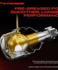 Front Lower Ball Joint Replacement For Honda Civic 1992 To 2000, Civic Del Sol 1993 To 1997, CR-V 1997 To 2001, Acura EL 1997 To 2000, Integra 1994 To 2001, Heavy Duty Suspension Part For A Smooth Tight Ride., pre-lubricated metal ball joint cutaway