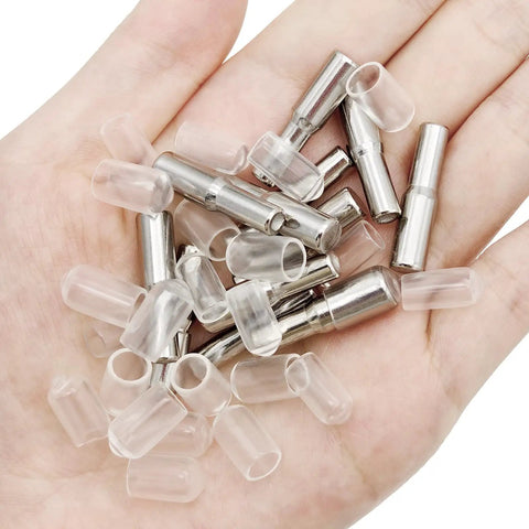 Heavy Duty Zinc Alloy Shelf Pegs With Slick Silicone Covers Hella Strong Dual Size Hardware For Kitchen Cabinets Closets Wood Furniture Brackets Knockout Home Upgrade Project in hand, showcasing metal and rubber components.