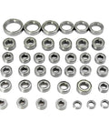 Miniature Bearing Kit 1/10 Replacement Upgrade Deep Groove Ball Bearings For RC Cars Drones Skateboards Inline Skates And Small Motors With High Speed Performance Low Noise And High Temperature Resistance For Smooth Rotation, assorted sizes