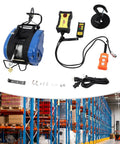 Huge 1100 Lb Electric Winch With Wireless Remote And 98 Foot Cable, Powerful 1800W Motor for heavy lifting equipment in factory.