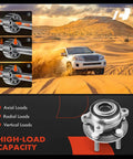 Illustration showing a Two Wheel Bearing And Hub Assembly 5 Lug Replacement with high-load capacity for Ford Edge and Lincoln models.