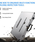 Stainless steel case for 13 Piece Welding Measurement Toolbox Set Stainless Steel Weld Inspection Tools, Weld Ruler Gauge Kit For Corner Welds