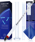 Hydrometer Alcohol Meter Kit 0 to 200 Proof and 0 to 100 Tralle With Test Jar Alcohol Proof Tester For Liquor Moonshine Spirits and Distilled Beverages Easy Home Proofing Tool For DIY Enthusiasts With Precise Readings And Quick Results, glass test jar