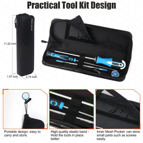 Versatile Screwdriver Set For V6 Through V15 Vacuum Cleaners Easy Disassembly And Maintenance Kit in black case