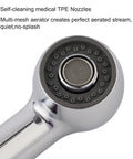 Pull Out Sink Sprayer Head Replacement With Two Spray Modes For Kitchen Faucets Fits G One Half Inch Or Thirteen Sixteenth Inch Thread Chrome Finish Standard Hose Connection Easy Upgrade with self-cleaning nozzles