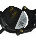 Air Pressure Switch For Amana And Compatible HVAC Units No Hassle Install And Solid Performance Fits GSMS080 GSMS100-4 GSM080-4 GSM100-4 GMNT080-4 Built To Last Black close-up view