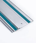110 Inch Guide Rail Kit Extruded Aluminum Rails Compatible With Track Saw Precision Cutting showing two 55-inch aluminum rails