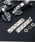 360 Degree Heavy Duty Stainless Steel Invisible Pivot Hinge for Secret Doors and Hidden Bookcases by DOITOOL, components view