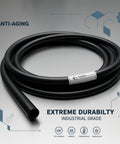 Silicone Vacuum Hose Kit 4mm ID 5 32 Inch Vacuum Tubing, 150 PSI Max, Ultra High Temp, 5ft Length coiled on a surface