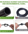 All In One 240 Foot Drip Irrigation Kit With Quick Connects For Raised Beds And Greenhouses Includes Half Inch Main Hose
