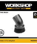 2-1/2 Inch Dusting Brush Vacuum Attachment for Wet Dry Vacuums on white background