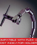 Indicator Holding Rod For Magnetic Base Indicator Holder 3 Eighths Inch Diameter, 3 Inch Length, mounted on flex arm