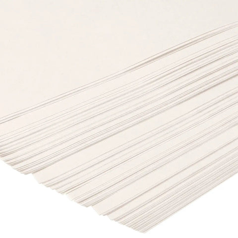 Top Shelf 500 Sheet Newsprint Wrapping Paper 12x16 Inches blank unprinted packing sheets stacked for moving and crafts.