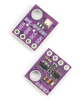 Two Pack BME280 Sensor Module 5V With I2C And SPI Interface Breakout For Accurate Temperature Humidity And Atmospheric Pressure Readings Plug And Play Great For Arduino Raspberry Pi And ESP8266 DIY Projects. Purple PCB BME280 sensor modules