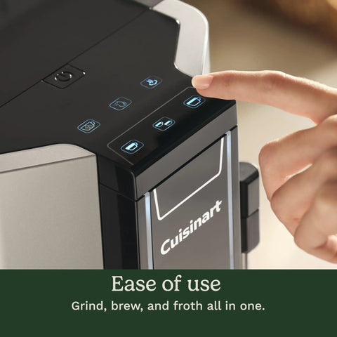 Touch control panel of Espresso Bar Fully Automatic Espresso Machine With Built In Grinder And Steam Wand For Cafe Quality Lattes