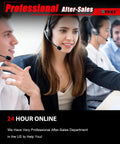 Customer service team providing 24-hour online support in a professional after-sales department.
