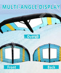 Handheld Foil Wing Kite 4M 5M 6M Sizes, Inflatable Windsurfer Kite With Storage Bag And Surf Leash, multi-angle display