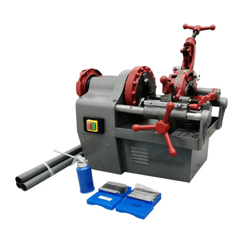 Pro Workhorse Heavy Duty Electric Pipe Threader With Self Oiling System and Double Speed Alloy Cutters for hassle free threading.