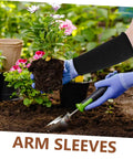 Tough As Nails Protective Arm Sleeves With Serious Cut Resistance For Gardeners Mechanics And Welders, black stretch fabric, gardening.