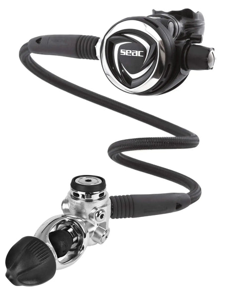 Premier Scuba Diving Gear Kit With BCD Regulator Octo Dive Computer And Pressure Gauge Medium Size regulator and hose