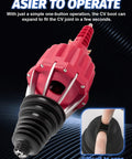 Pro Grade Pneumatic CV Joint Boot Installation Tool Kit with expander showing easy operation.