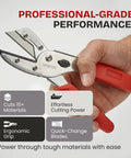 RONAN Multi-Cut quick-change utility cutter with red ergonomic handle and replaceable blades.