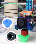 3D printer extruder with 12 Piece Pneumatic Valve Head Set For 3D Printer With PTFE ECAS04 Air Control Valve Connector Replacement Kit