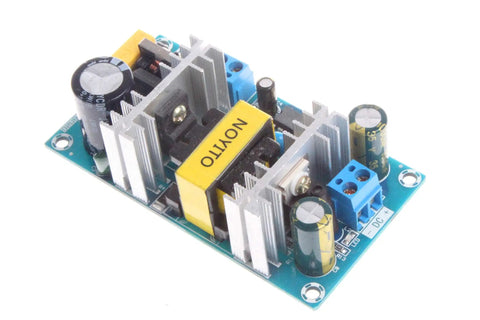Beefy Isolated AC To DC Power Supply Module From 120V To 240V Input To 24V DC 2A Output With 3A Peak, 72W Max