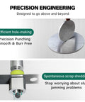 Precision punching feature of Hydraulic Hole Puncher Kit For Sheet Metal One Half Inch To One And A Quarter Inch Knockout Handles