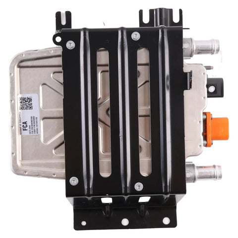 Heavy Duty Oem Replacement Coolant Battery Warmer Slick Drop In Fits Jeep Wrangler Grand Cherokee Chrysler Pacifica 2017 To 2024, top view of metal heater block.