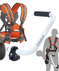 Ergonomic Weed Eater Kit With Long Handle And Cushioned Harness For No Sweat Yard Work Universal Fit for brush cutter use.