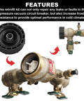 1 Inch Pressure Vacuum Breaker Vent Float Bonnet Kit For 800M4 Backflow Valve Replacement Retrofit RK 800M4 T Compatible 0887728